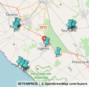 Mappa Via Capitano Congedi, 73059 Ugento LE, Italia (5.6)