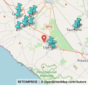 Mappa Via, 73059 Ugento LE, Italia (5.32846)