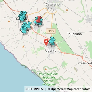 Mappa Via, 73059 Ugento LE, Italia (5.5645)