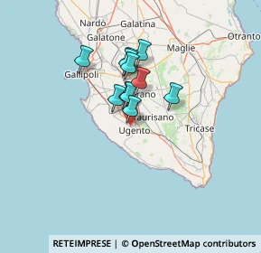 Mappa Via, 73059 Ugento LE, Italia (9.68273)