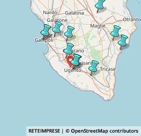 Mappa CAP, 73059 Ugento LE, Italia (14.99273)