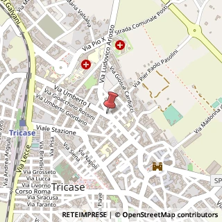Mappa Via Umberto I, 4, 73039 Tricase, Lecce (Puglia)
