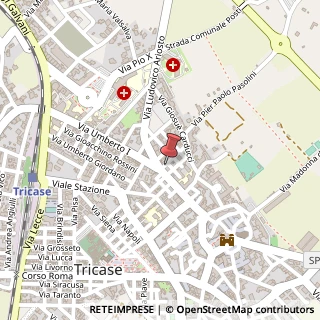 Mappa Via Giovanni Pascoli, 12, 73039 Tricase, Lecce (Puglia)