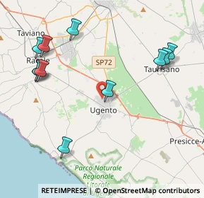 Mappa Via Armida Nazareno, 73059 Ugento LE, Italia (5.25545)