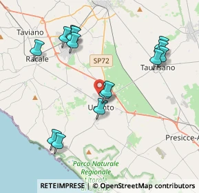 Mappa Via Armida Nazareno, 73059 Ugento LE, Italia (4.55357)