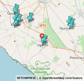 Mappa Via Armida Nazareno, 73059 Ugento LE, Italia (5.39643)