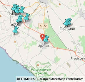 Mappa Via Armida Nazareno, 73059 Ugento LE, Italia (6.14231)