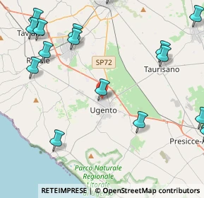 Mappa Via Armida Nazareno, 73059 Ugento LE, Italia (6.49941)