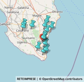 Mappa Via Olimpica, 73039 Tricase LE, Italia (9.15286)