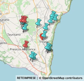 Mappa Via Olimpica, 73039 Tricase LE, Italia (7.25471)