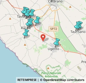 Mappa Zona Industriale, 73059 Ugento LE, Italia (5.27385)