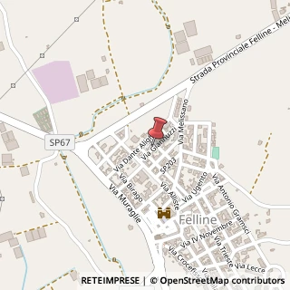 Mappa Via Giannuzzi, 15, 73040 Alliste, Lecce (Puglia)