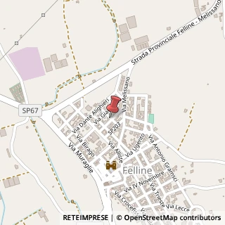Mappa Via Giosuè Carducci,  10, 73040 Alliste, Lecce (Puglia)