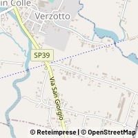 Map Santa Giustina in Colle