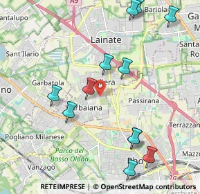 Mappa Via Prima Strada, 20020 Lainate MI, Italia (2.30333)