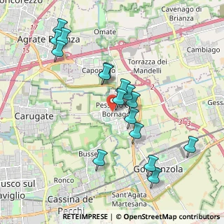 Mappa Via Giovanni Pascoli, 20060 Pessano Con Bornago MI, Italia (1.92875)