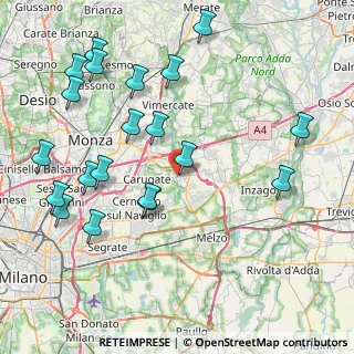 Mappa Via Giovanni Pascoli, 20060 Pessano Con Bornago MI, Italia (9.5135)