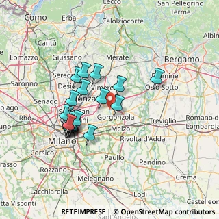 Mappa Via Giovanni Pascoli, 20060 Pessano Con Bornago MI, Italia (12.505)