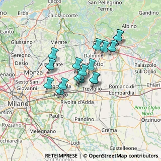 Mappa Via J Maritain, 24045 Fara Gera d'Adda BG, Italia (10.16053)