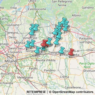 Mappa Via J Maritain, 24045 Fara Gera d'Adda BG, Italia (11.1055)