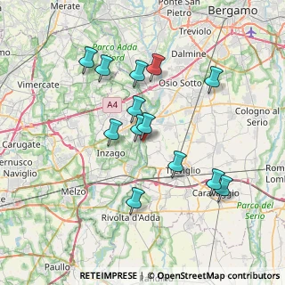 Mappa Via J Maritain, 24045 Fara Gera d'Adda BG, Italia (6.76462)