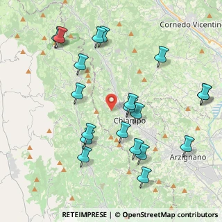 Mappa Via Corpegan, 36072 Chiampo VI, Italia (4.461)