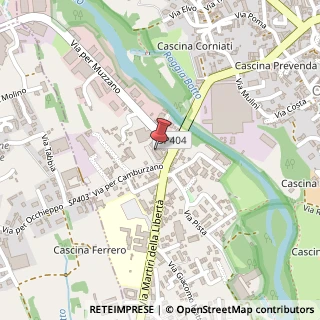 Mappa Via Martiri Libertà, 174, 13897 Occhieppo Inferiore, Biella (Piemonte)