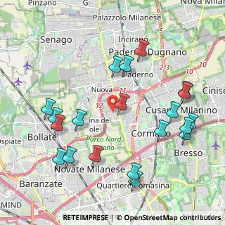 Mappa Via dell'Industria, 20032 Cormano MI, Italia (2.326)