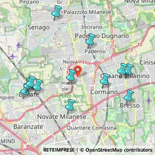 Mappa Via dell'Industria, 20032 Cormano MI, Italia (2.41167)