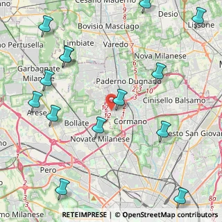Mappa Via dell'Industria, 20032 Cormano MI, Italia (5.67429)