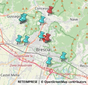 Mappa Via Chiesa Damiano, 25128 Concesio BS, Italia (3.48417)