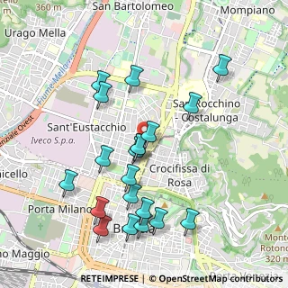 Mappa Via Chiesa Damiano, 25128 Concesio BS, Italia (0.9965)