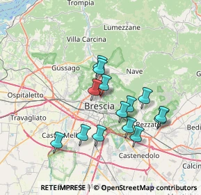 Mappa Via Chiesa Damiano, 25128 Concesio BS, Italia (6.28286)