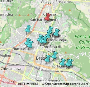 Mappa Via Chiesa Damiano, 25128 Concesio BS, Italia (1.35059)