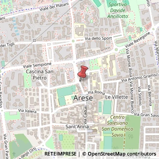 Mappa Via G. Matteotti, 10, 20020 Arese, Milano (Lombardia)