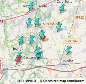 Mappa 24045 Fara Gera D'Adda BG, Italia (4.01923)