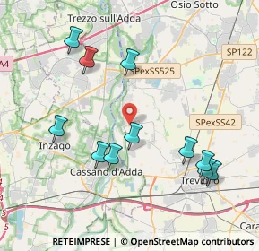 Mappa 24045 Fara Gera D'Adda BG, Italia (4.17545)