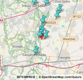 Mappa 24045 Fara Gera D'Adda BG, Italia (3.82455)