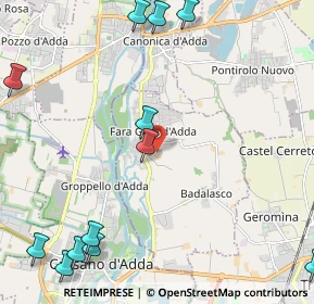 Mappa 24045 Fara Gera D'Adda BG, Italia (3.07417)