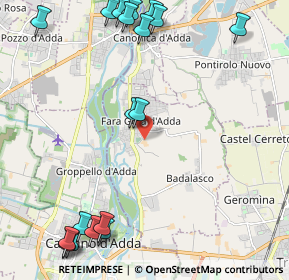 Mappa 24045 Fara Gera D'Adda BG, Italia (2.94889)