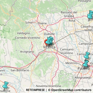 Mappa Via Battaglione Morbegno, 36100 Vicenza VI, Italia (27.94182)