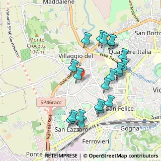Mappa Via Battaglione Monte Spluga, 36100 Vicenza VI, Italia (0.9715)