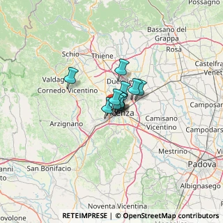 Mappa Via Battaglione Monte Spluga, 36100 Vicenza VI, Italia (4.52667)