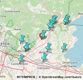 Mappa Viale Guglielmo Marconi, 25080 Prevalle BS, Italia (7.31857)