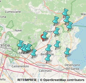Mappa Viale Guglielmo Marconi, 25080 Prevalle BS, Italia (7.40125)