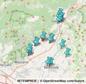 Mappa Viale Guglielmo Marconi, 25080 Prevalle BS, Italia (3.37588)