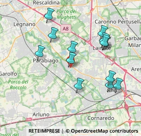 Mappa VIA PAPA GIOVANNI XXIII, 20014 Nerviano MI, Italia (3.74615)
