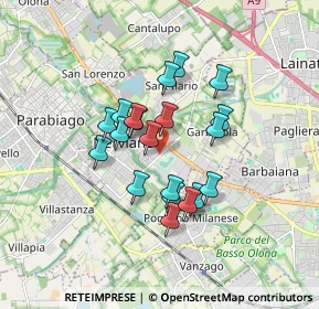 Mappa Viale Papa Giovanni XXIII, 20014 Nerviano MI, Italia (1.3335)