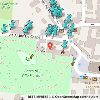 Mappa Via Alcide de Gasperi, 20047 Brugherio MB, Italia (0.07857)