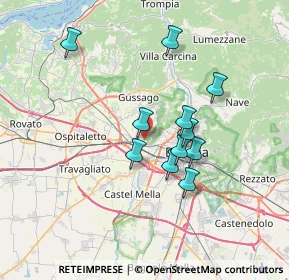 Mappa Via Nona, 25132 Brescia BS, Italia (5.85091)